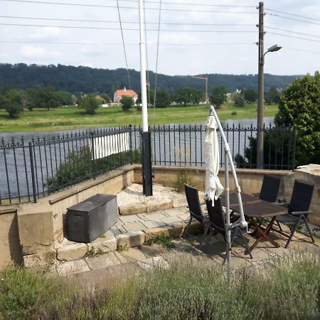 Ferienwohnung An Der Elbe Dresda Exterior foto