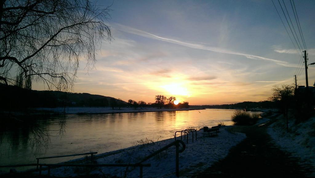 Ferienwohnung An Der Elbe Dresda Cameră foto