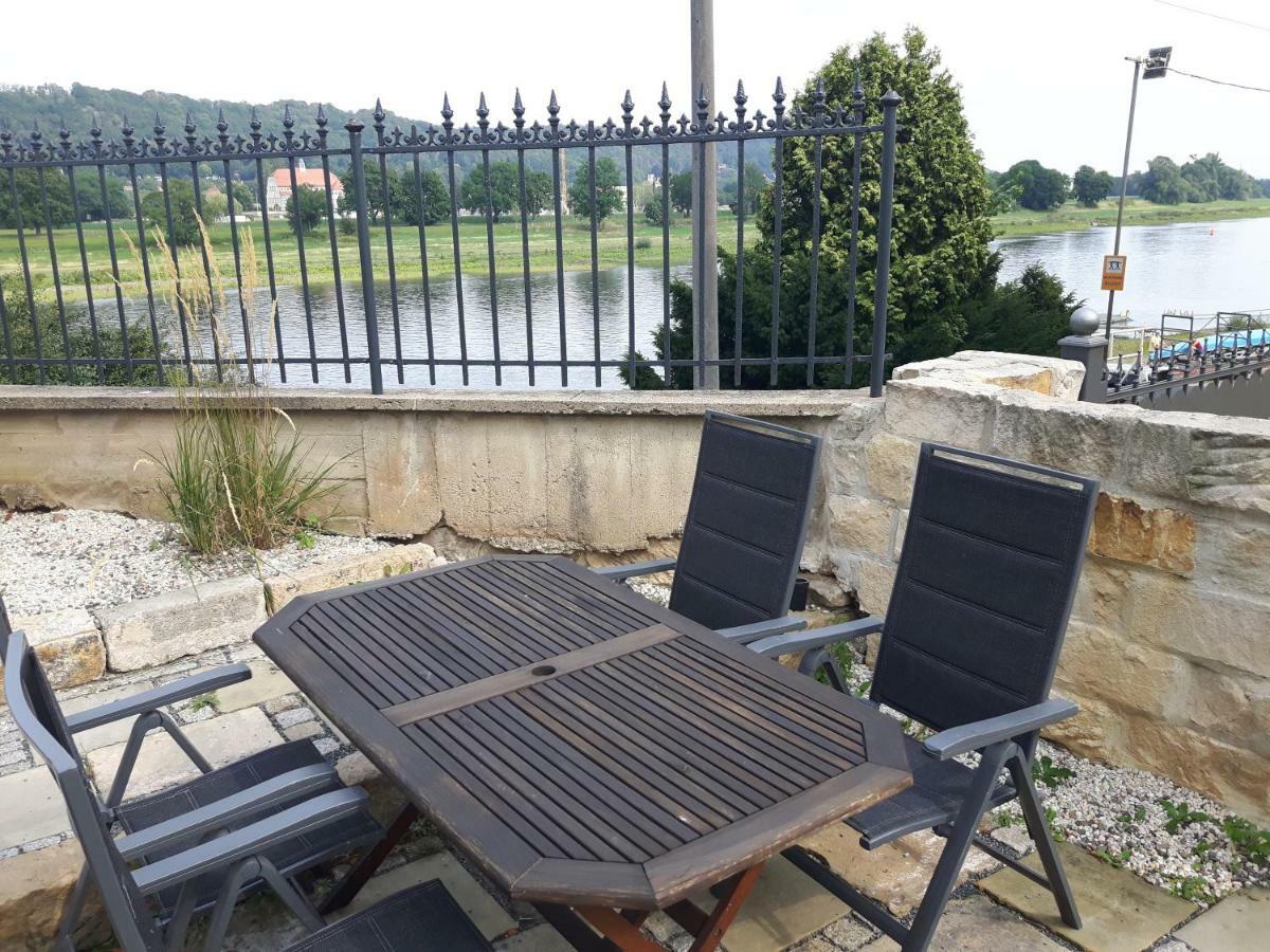 Ferienwohnung An Der Elbe Dresda Exterior foto